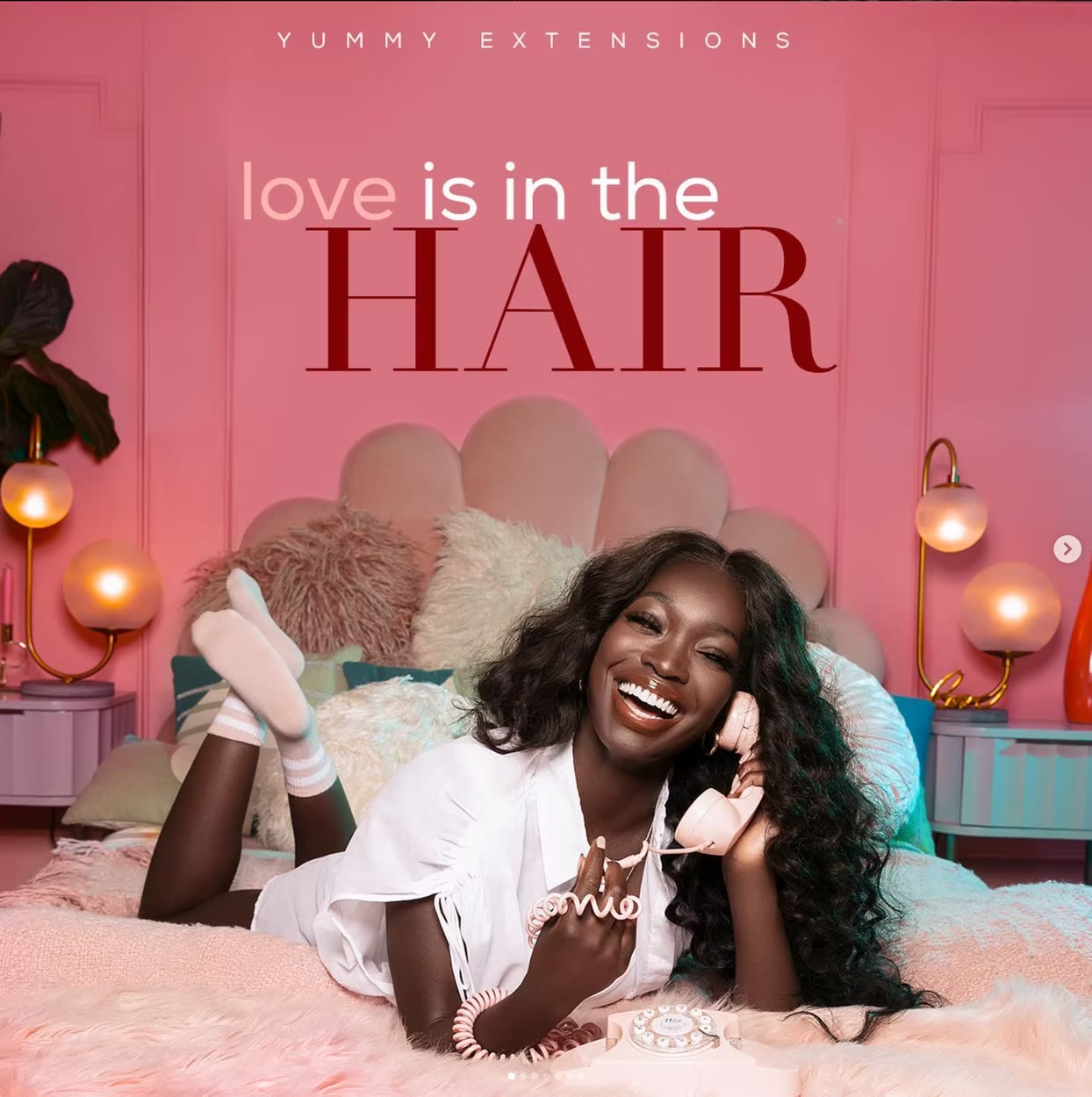 Yummy Extensions #LoveYourHair campaign asset