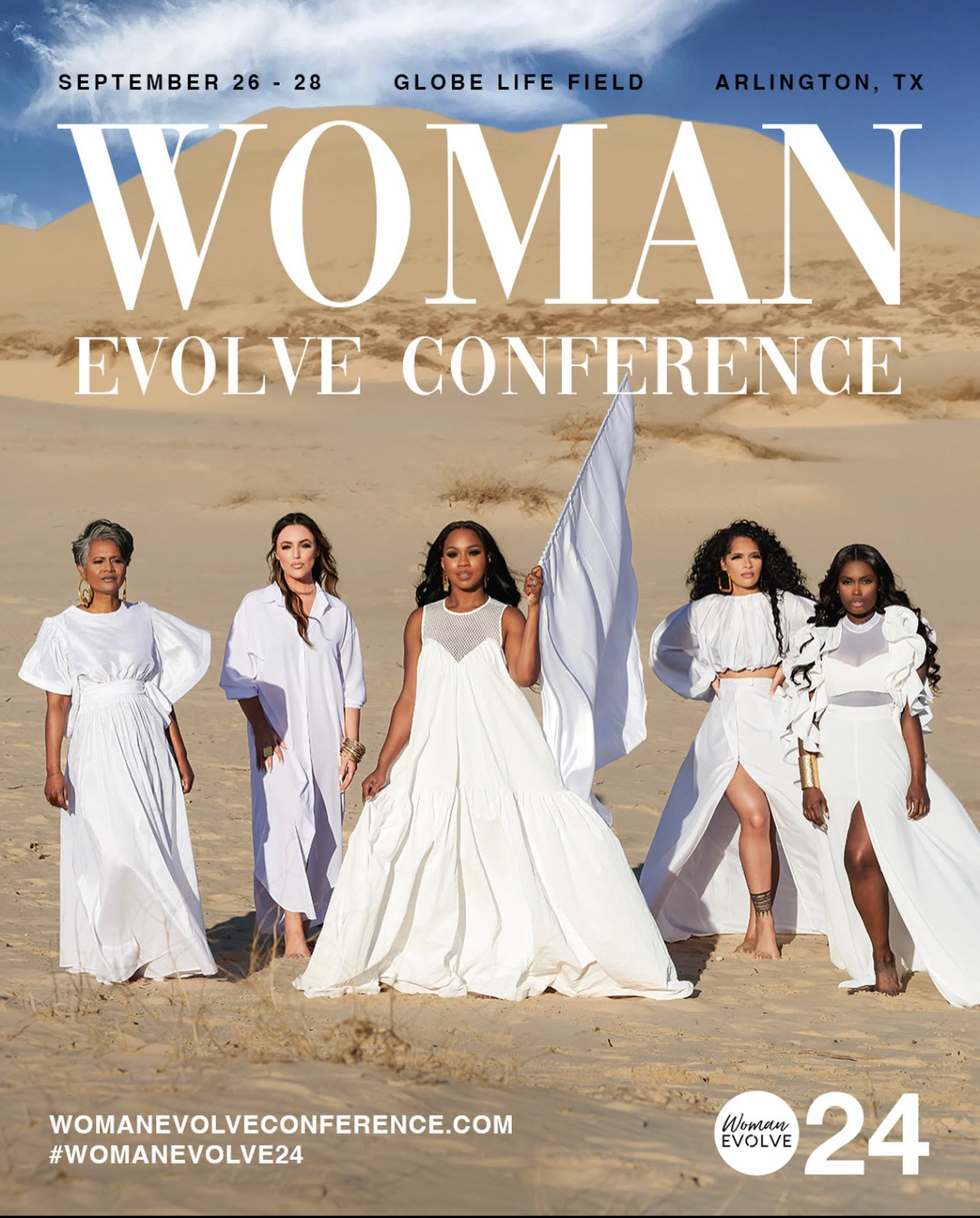Woman Evolve 2024 conference key art